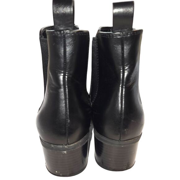 A New Day 8.5 Women's Shoes Closed Toe 8 1/2 Ankle Boots Black Booties - Picture 4 of 7